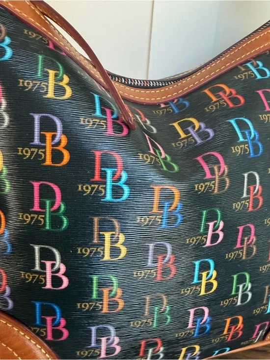 Dooney & Bourke Hobo Multi Colored Rainbow Shoulder Bag - Picture 5 of 12